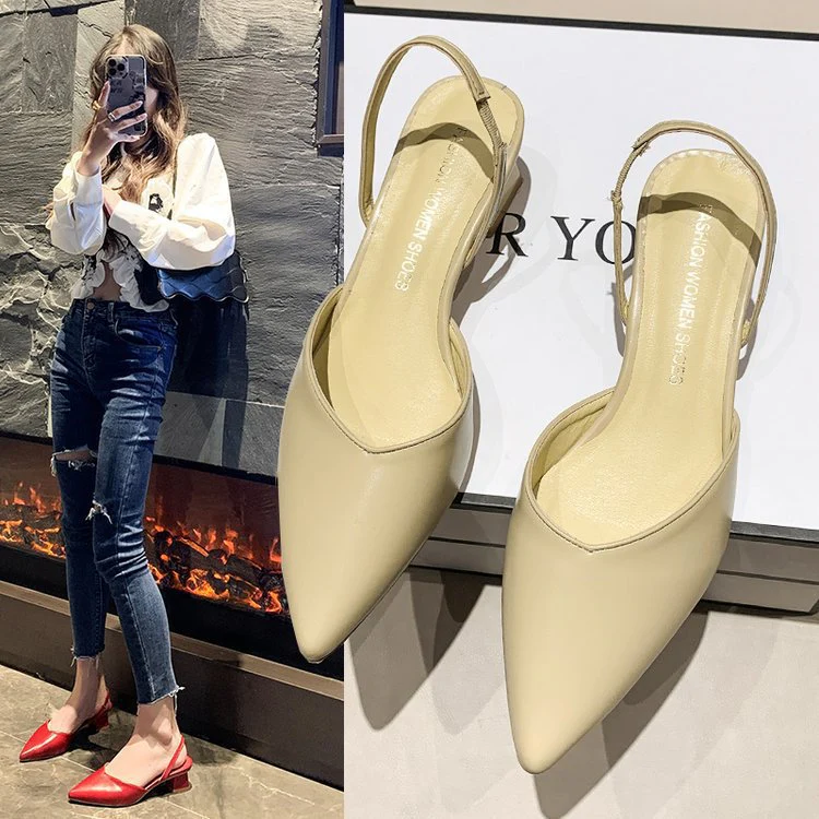 Damen Elegante Sling-Pumps mit spitzer Kappe und modischem Absatz Heidi Mode - Image 2