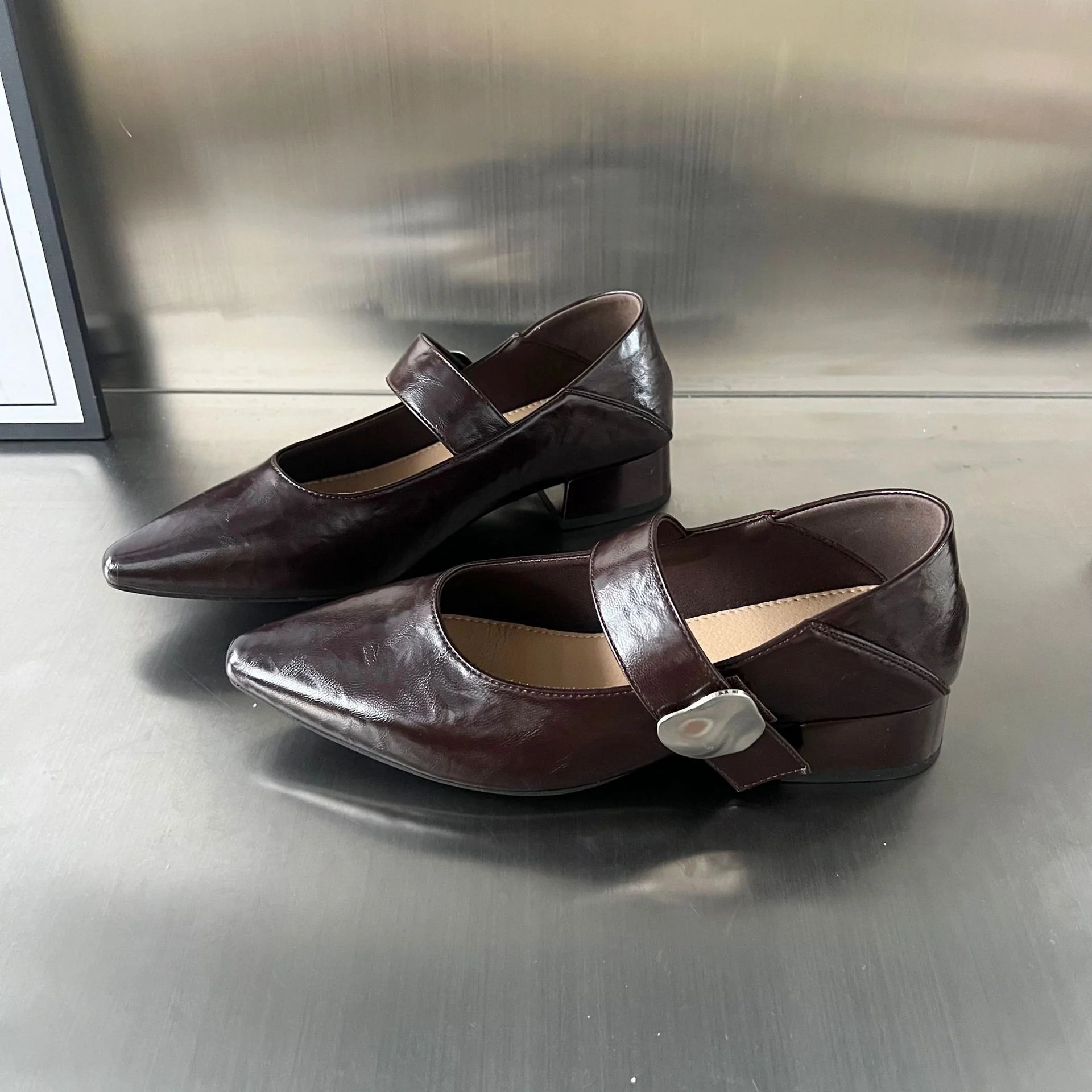 Damen elegante Slingback-Ballerinas mit modernen Akzenten Heidi Mode - Image 3