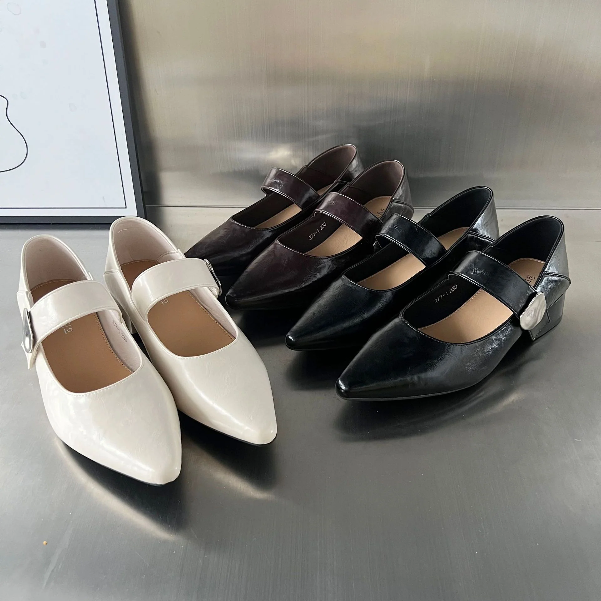 Damen elegante Slingback-Ballerinas mit modernen Akzenten Heidi Mode - Image 4