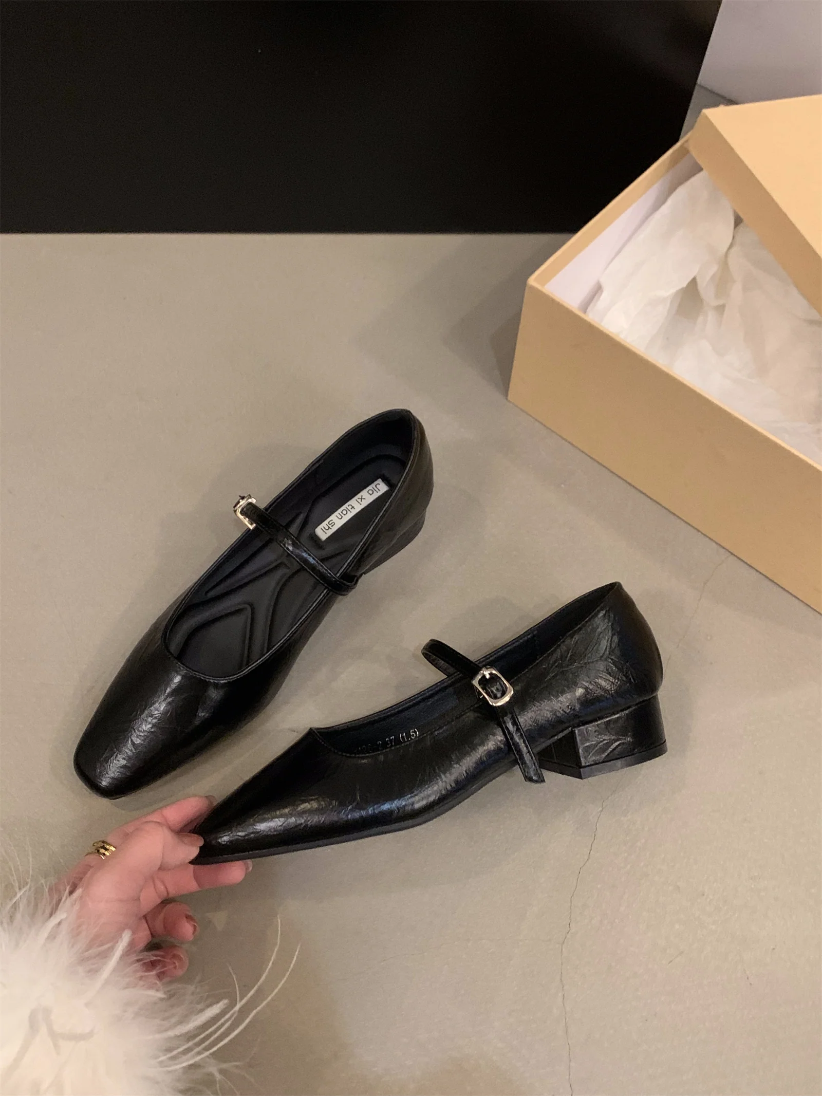 Damen Elegante Slingback-Ballerinas mit modischem Glanz Heidi Mode - Image 7