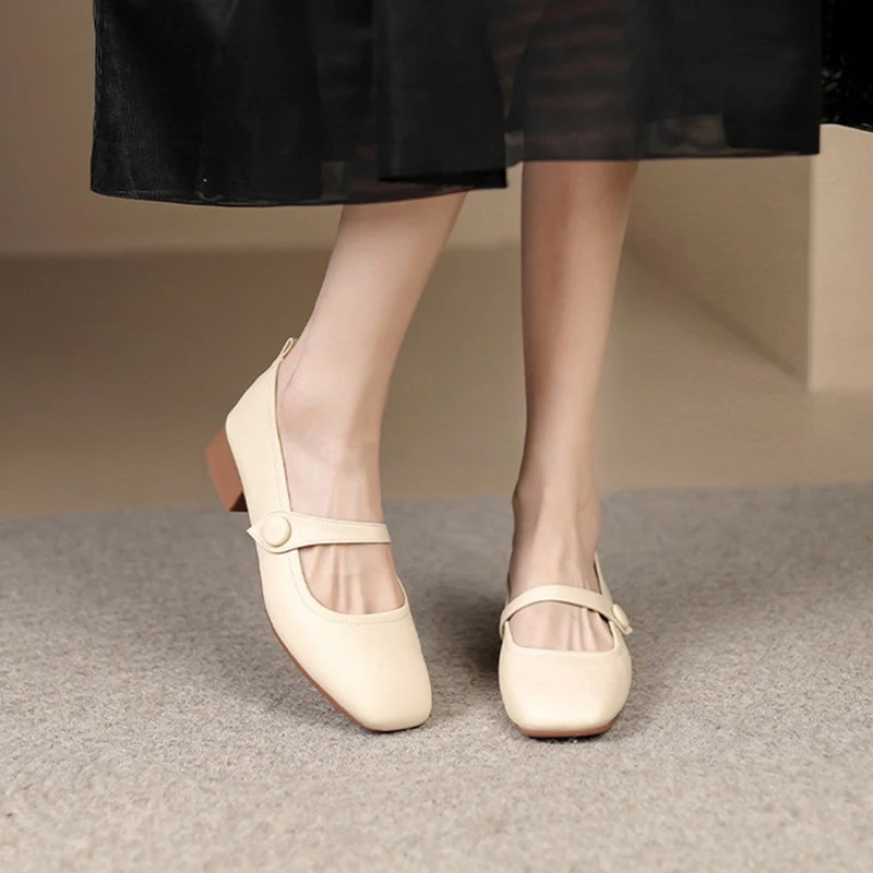 Damen elegante Slingback Ballerinas mit modischem Riemchen und bequemer Sohle Heidi Mode - Image 4