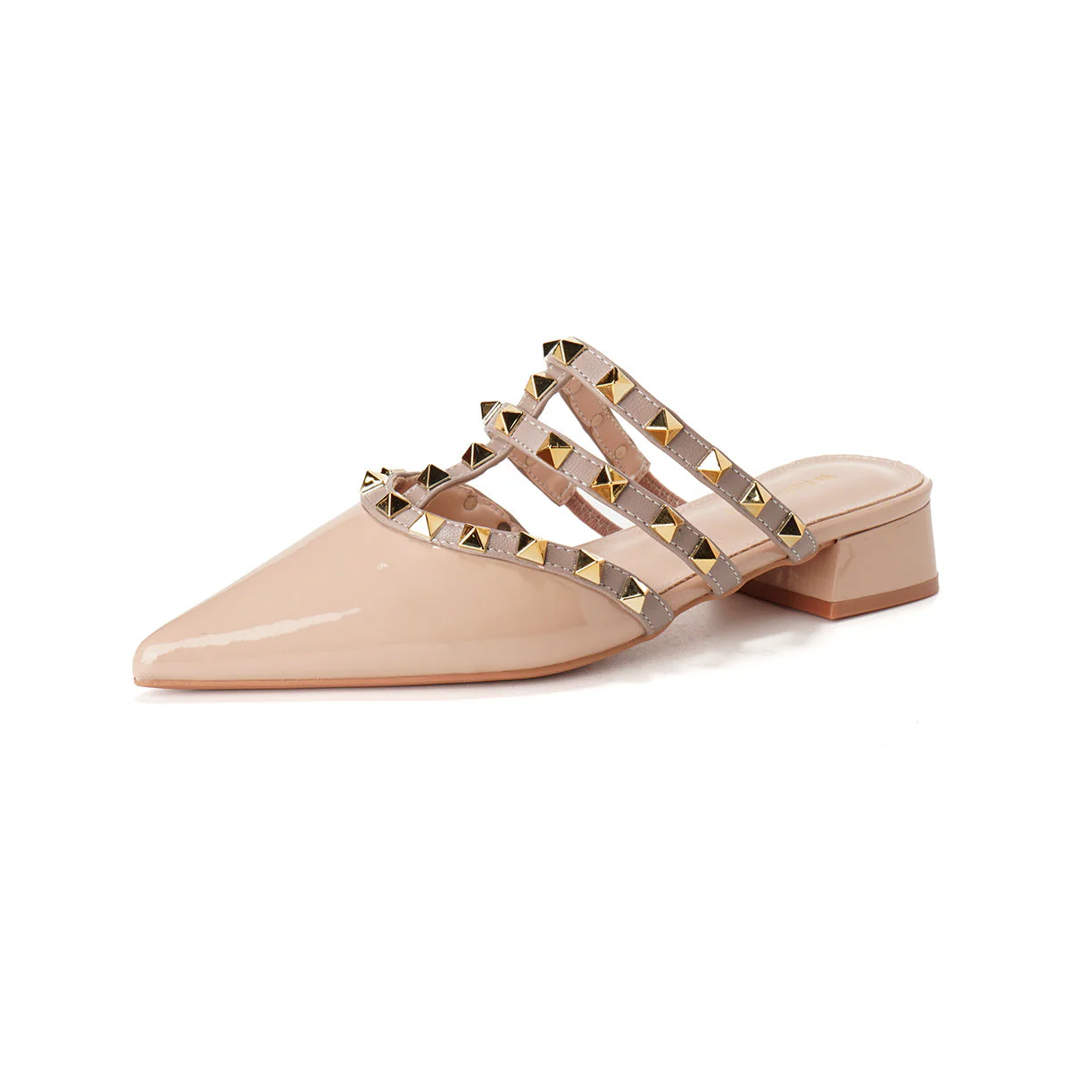 Damen Elegante Slingback-Pantoletten mit Strassverziertem Riemen und Komfortablem Blockabsatz Heidi-Mode - Image 5