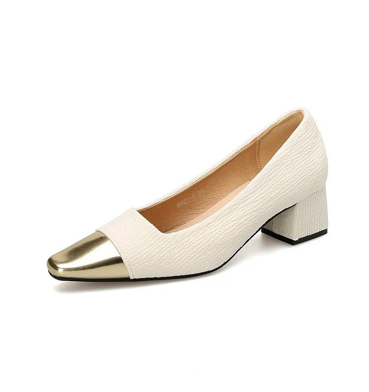 Damen Elegante Slingback-Pumps mit Dekorativem Metallic-Spitzendesign Heidi-Mode - Image 5