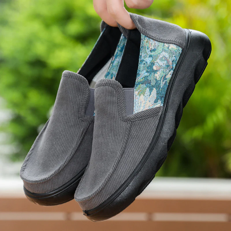 Damen Elegante Slip-On Freizeitschuhe mit atmungsaktivem Obermaterial und rutschfester Sohle Heidi Mode - Image 2