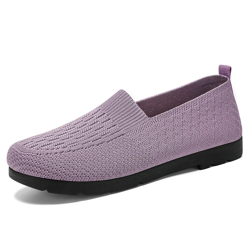 Damen elegante Slip-On Schuhe mit atmungsaktivem Strickdesign Heidi Mode - Image 8