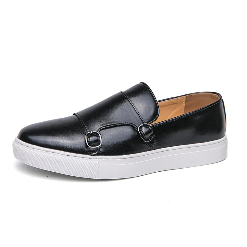 Damen Elegante Slip-On Schuhe mit dekorativen Schnallen aus hochwertigem Leder Heidi Mode - Image 6