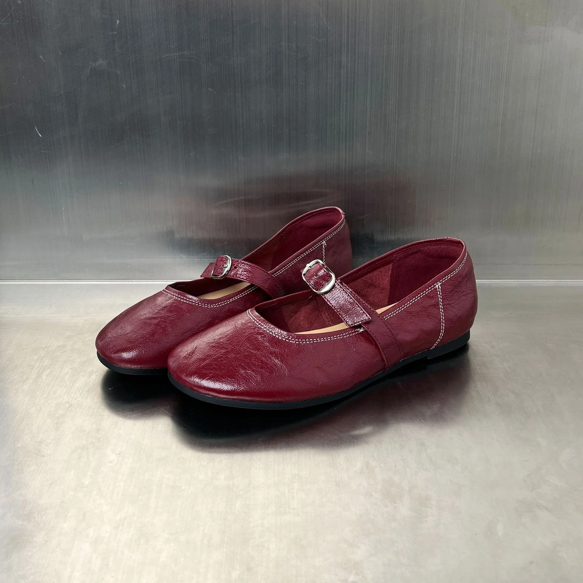 Damen elegante Slipper mit modischem Schnallenverschluss Heidi Mode - Image 2