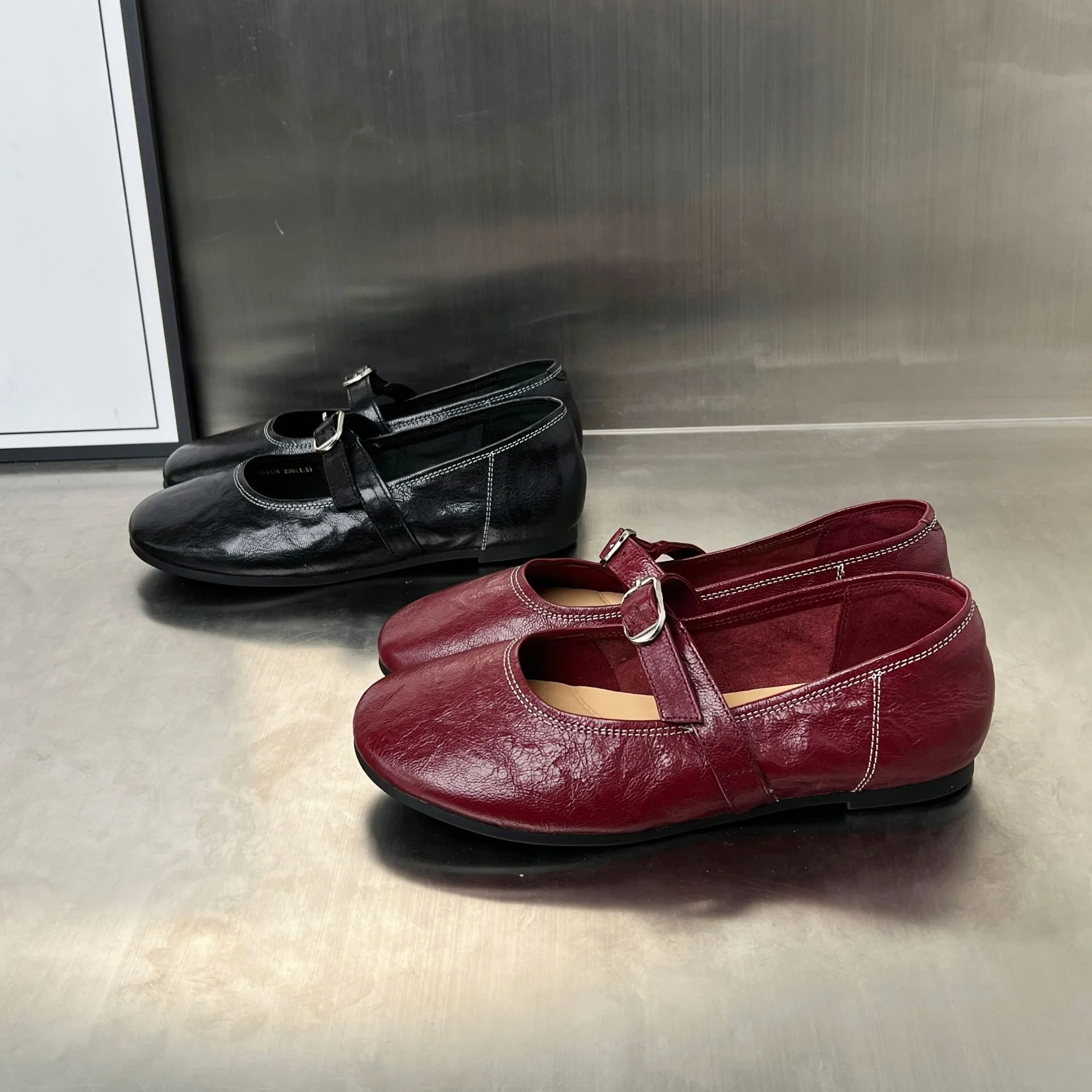 Damen elegante Slipper mit modischem Schnallenverschluss Heidi Mode - Image 3