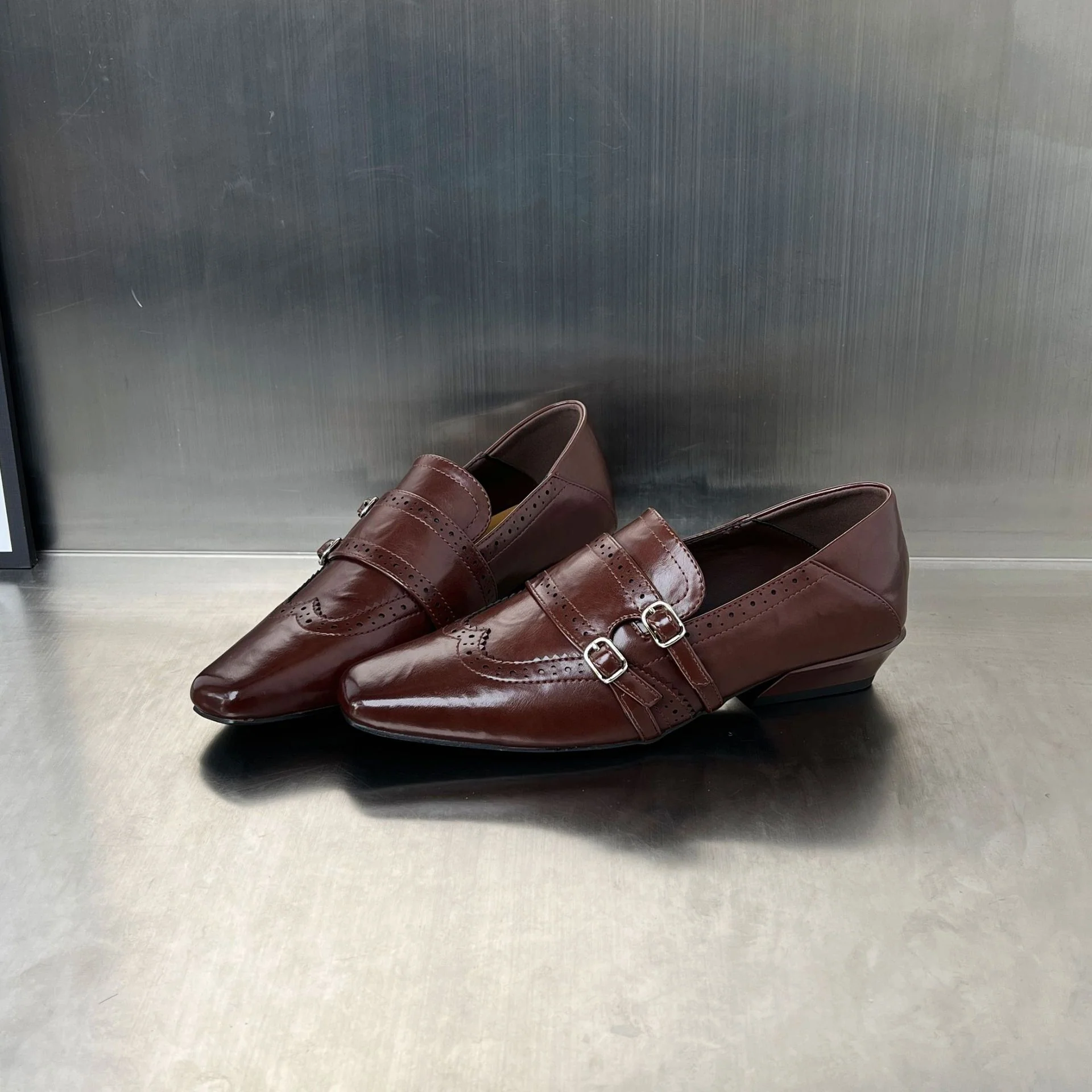 Damen elegante Slipper mit modischen Schnallen Heidi Mode - Image 2