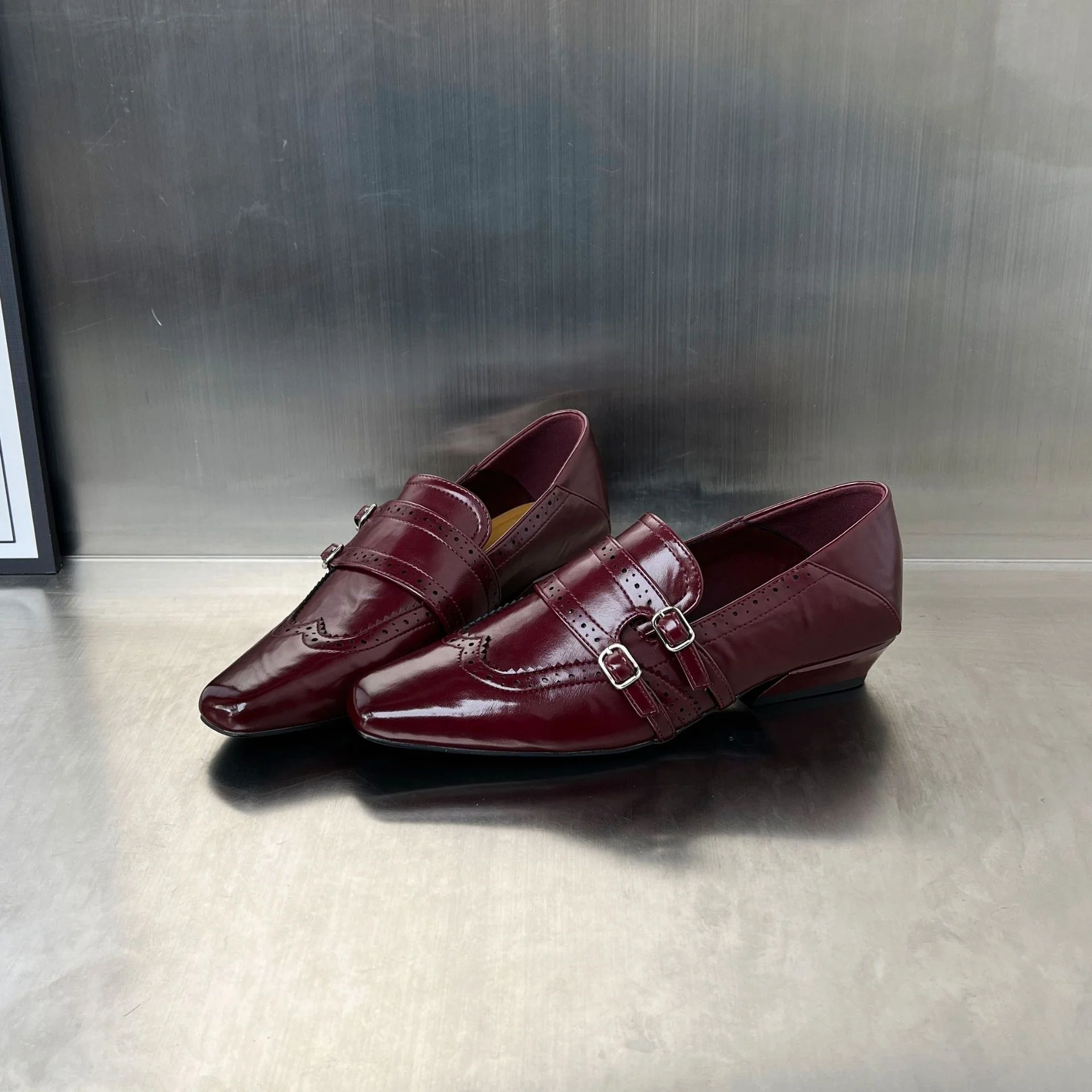 Damen elegante Slipper mit modischen Schnallen Heidi Mode - Image 4