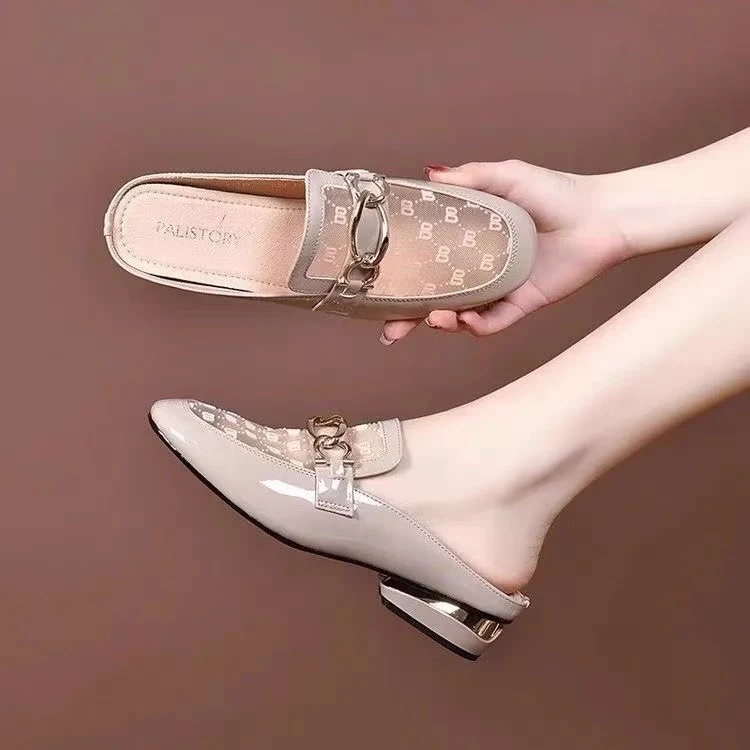 Damen elegante Slipper mit modischen Verschlussdetails Heidi Mode - Image 2