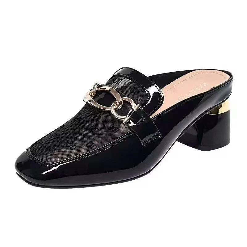 Damen elegante Slipper mit modischen Verschlussdetails Heidi Mode - Image 5