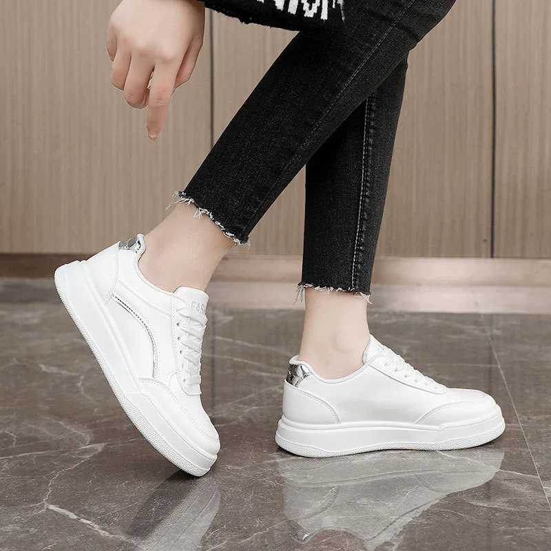 Damen elegante Sneakers mit modischem Obermaterial und dämpfender Sohle Heidi Mode - Image 4