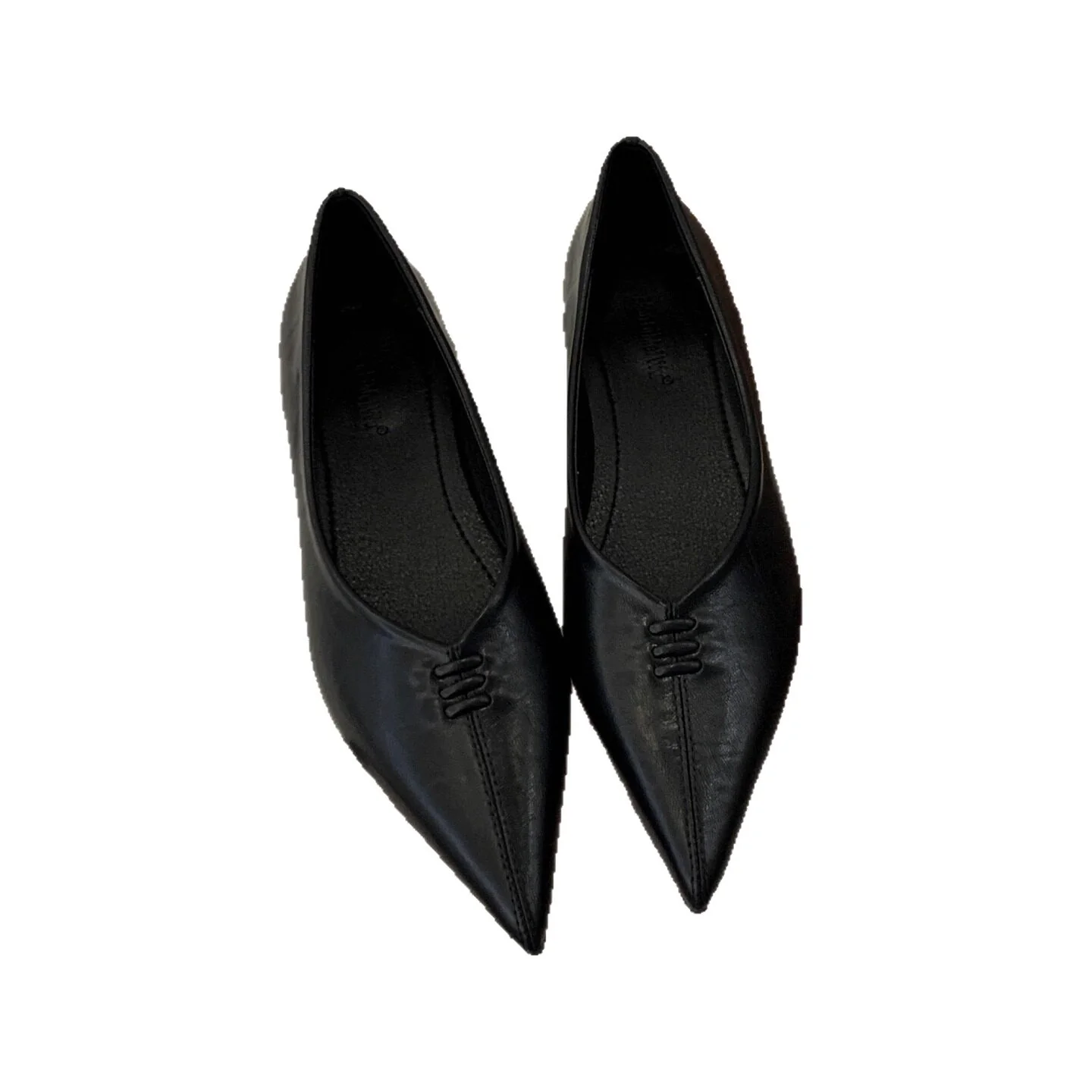 Damen elegante spitze Ballerinas mit modischem Metallfussbett Heidi Mode - Image 5