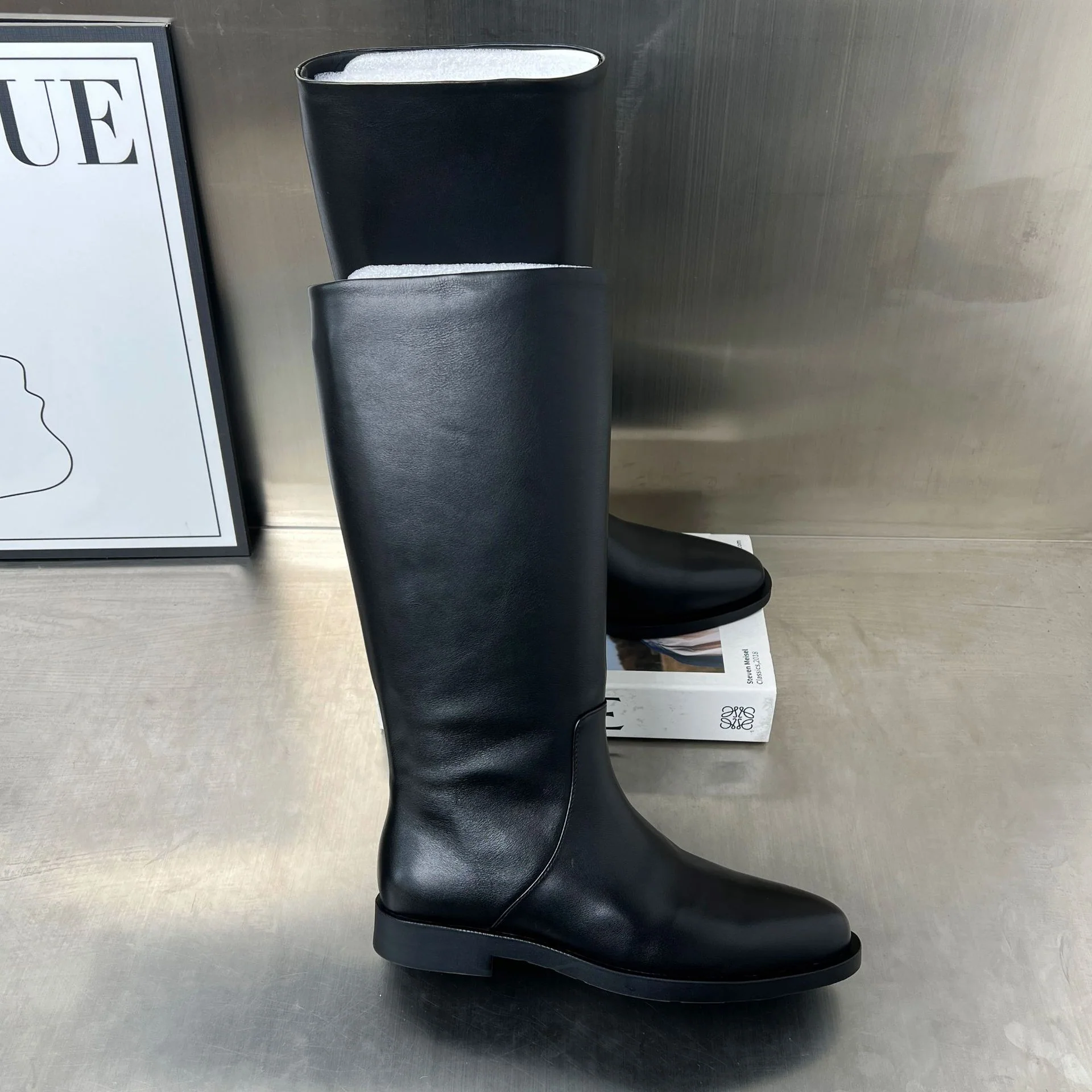 Damen elegante Stiefel aus hochwertigem Leder Heidi Mode - Image 3