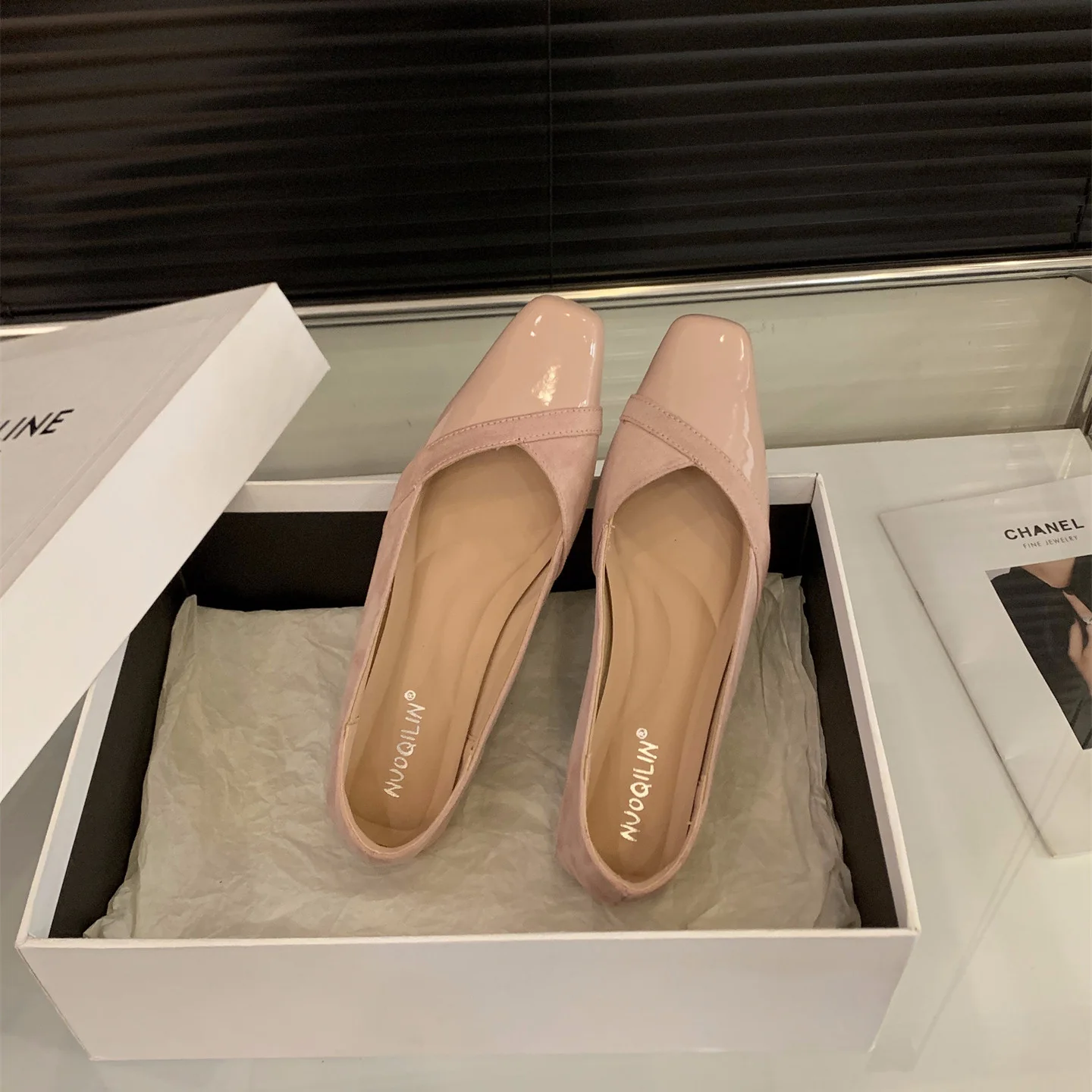Damen elegante Stiefeletten mit modischem Glanz und komfortablem Fußbett Heidi Mode - Image 2