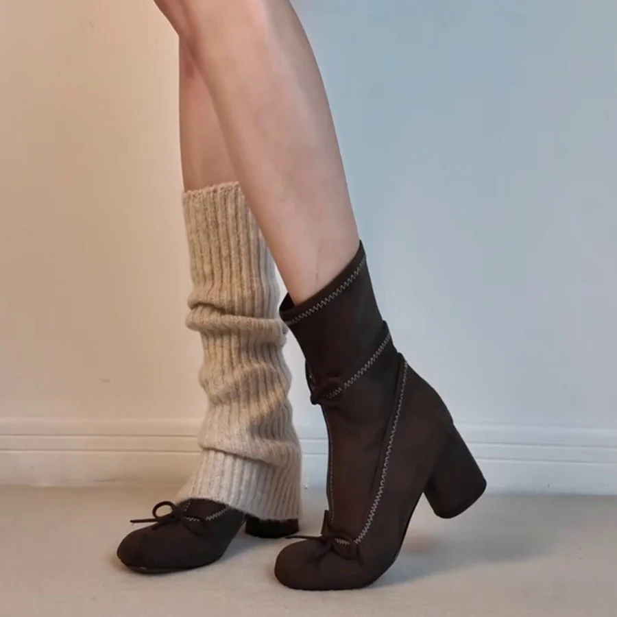 Damen Elegante Stiefeletten mit modischem Schnürdesign und geschmeidigem Wildleder Heidi Mode - Image 3