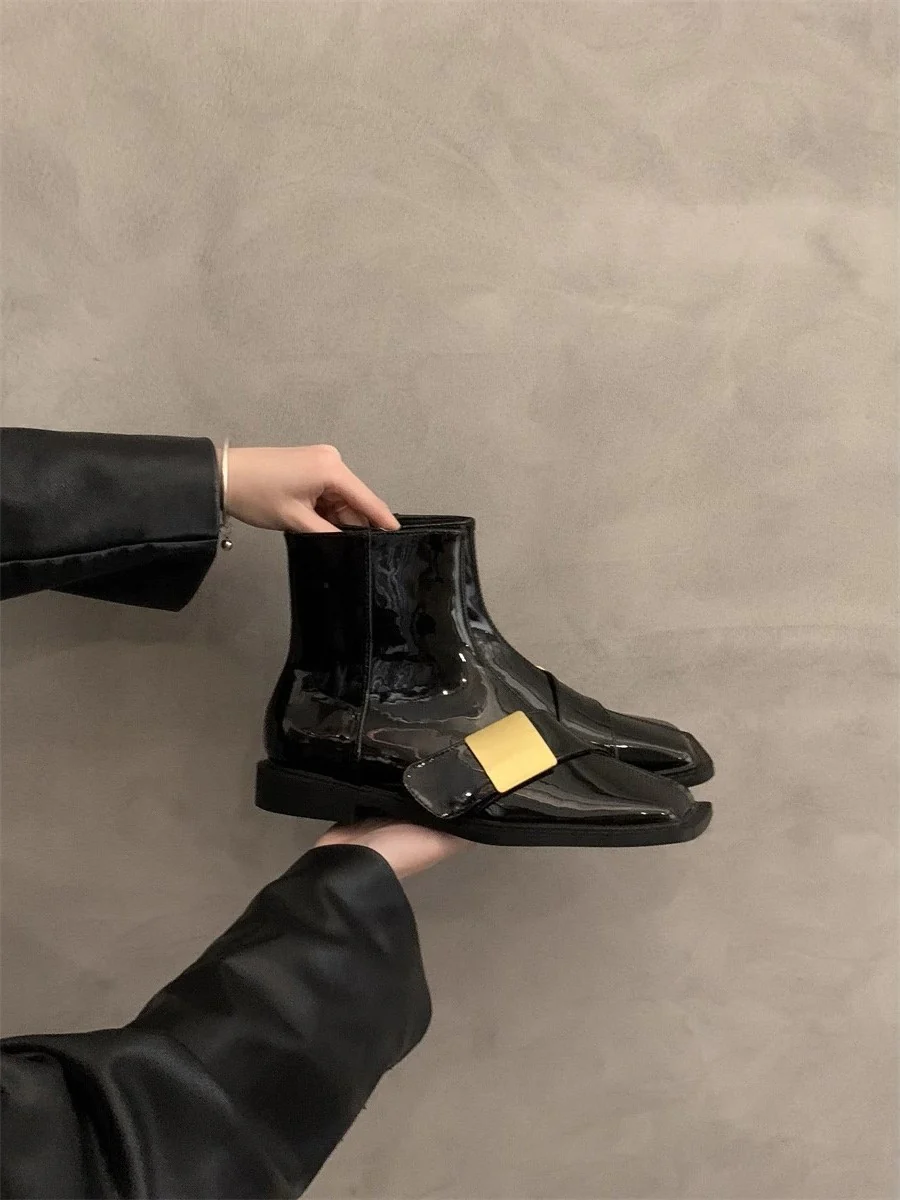 Damen elegante Stiefeletten mit modischer Schnallenverzierung Heidi Mode - Image 6