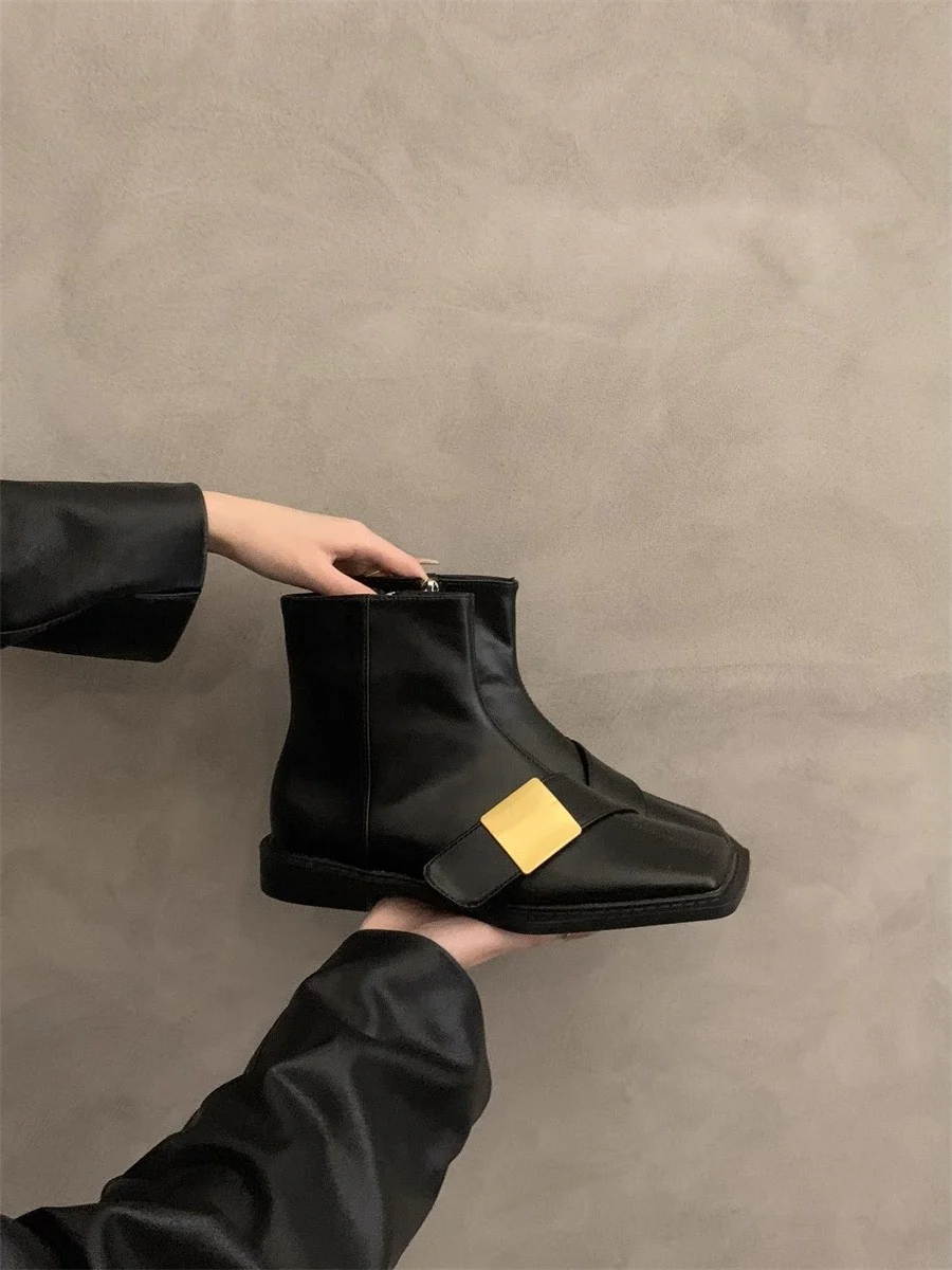Damen elegante Stiefeletten mit modischer Schnallenverzierung Heidi Mode - Image 7