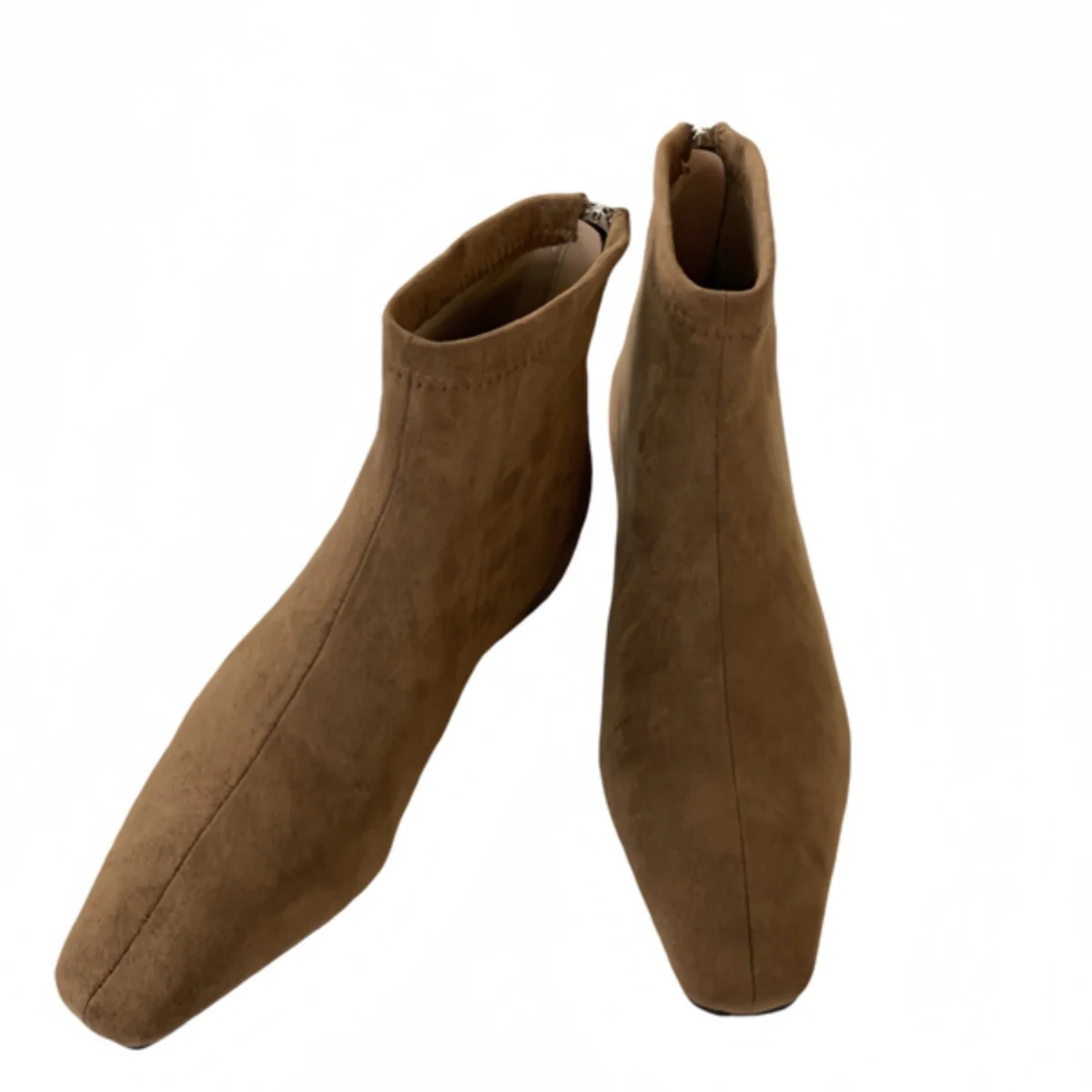 Damen elegante Stiefeletten mit modischer spitz zulaufender Form und bequemem Blockabsatz Heidi Mode - Image 5