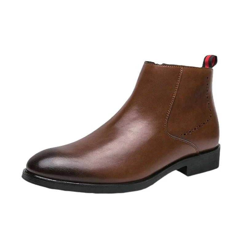 Damen Elegante Stiefeletten mit seitlichem Reißverschluss und bequemer Innensohle Heidi Mode - Image 5