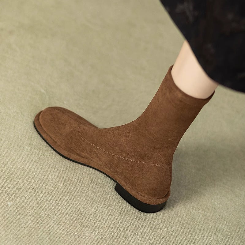 Damen Elegante Stiefeletten mit stretchbarem Obermaterial und rutschfester Sohle Heidi Mode - Image 3