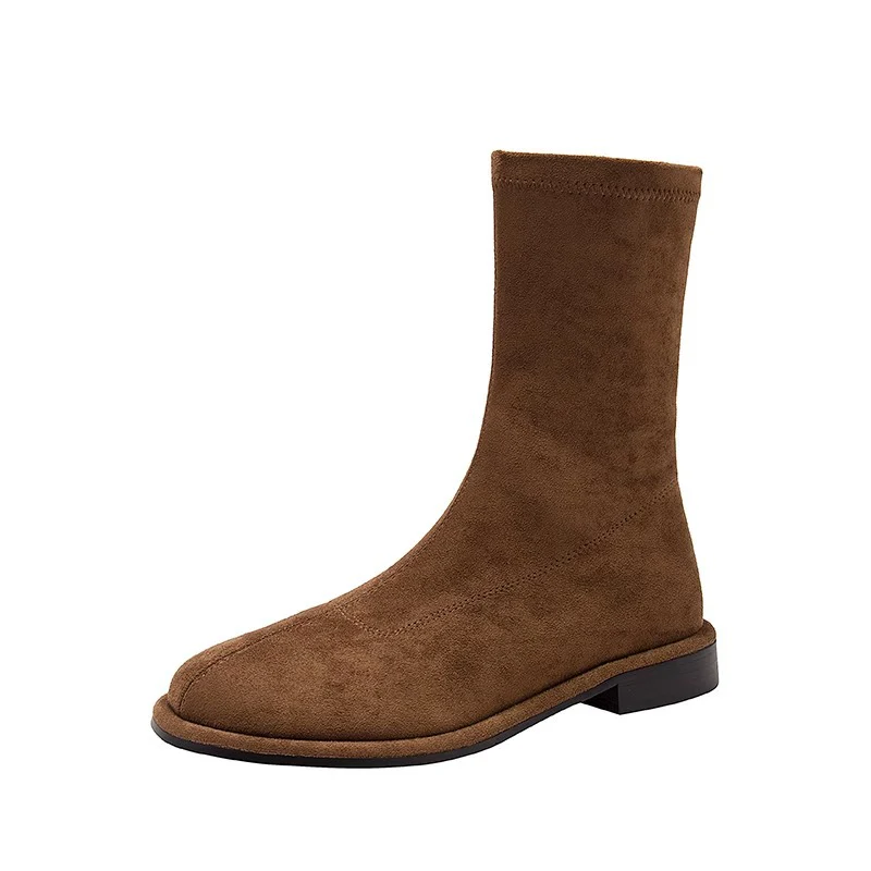 Damen Elegante Stiefeletten mit stretchbarem Obermaterial und rutschfester Sohle Heidi Mode - Image 5