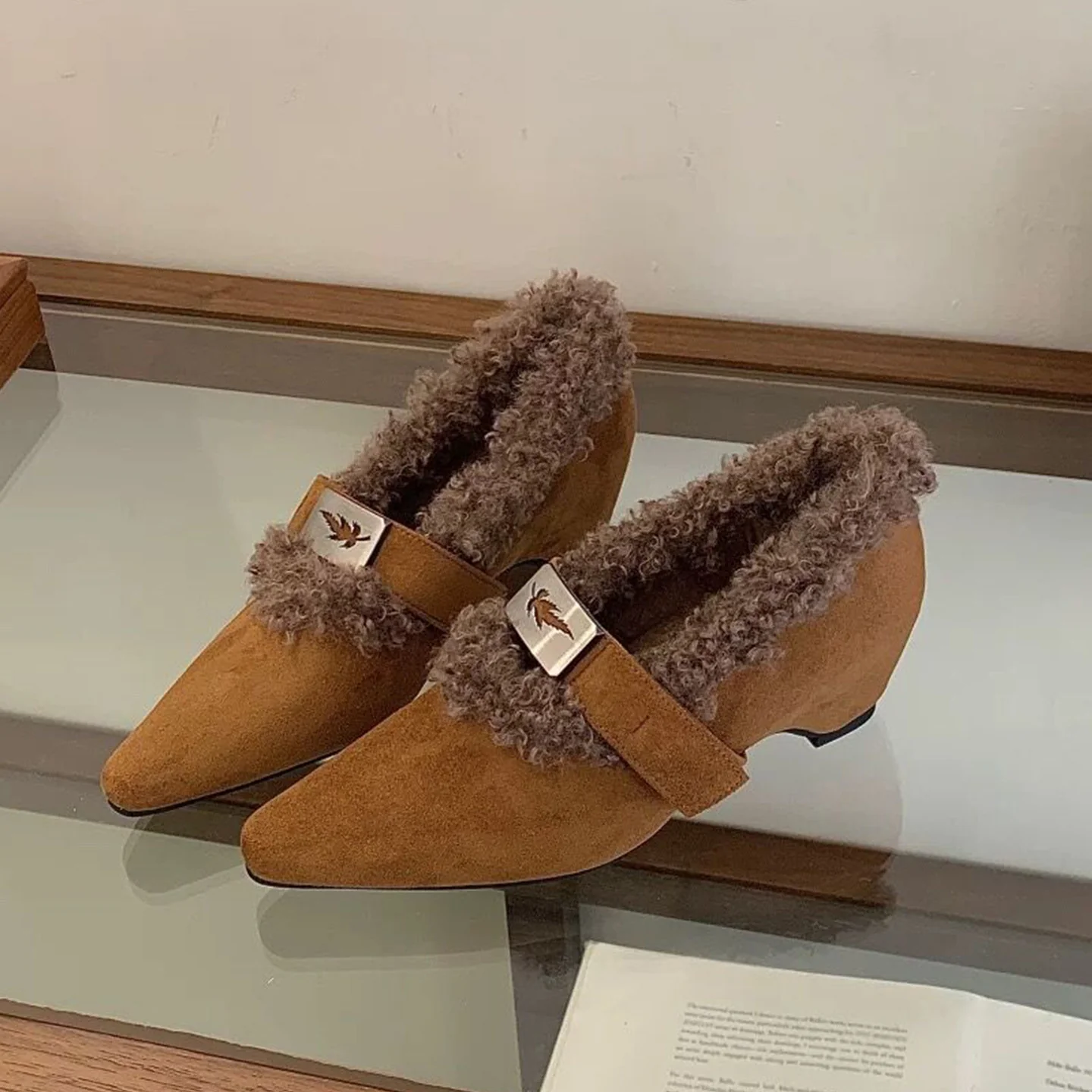 Damen elegante Stiefeletten mit warmem Futter und modischem Riemchen Heidi Mode - Image 7