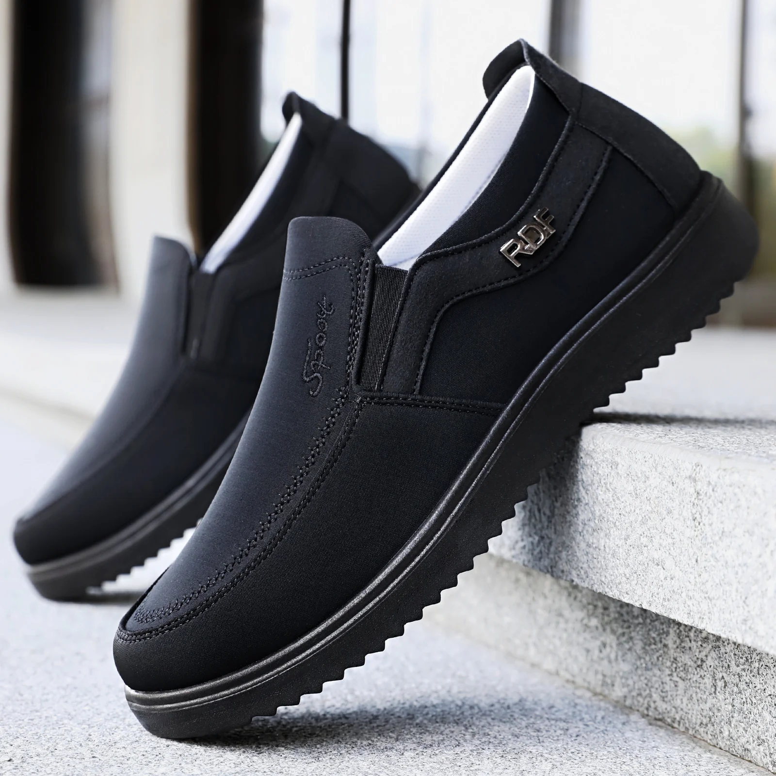 Damen Elegante Stretch Slip-On Schuhe mit rutschfester Sohle Heidi Mode - Image 2