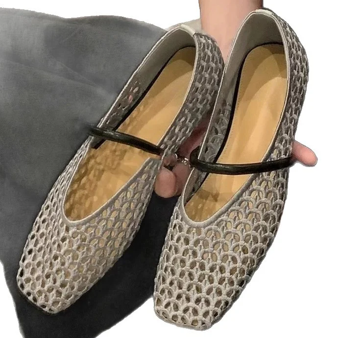 Damen Elegante und atmungsaktive Ballerinas mit modischem Netzdesign Heidi Mode - Image 5