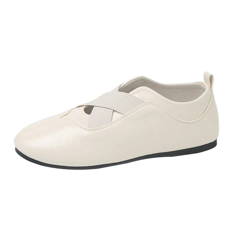 Damen elegante und bequeme Ballerinas mit raffinierter Gummizug-Ästhetik Heidi Mode - Image 7
