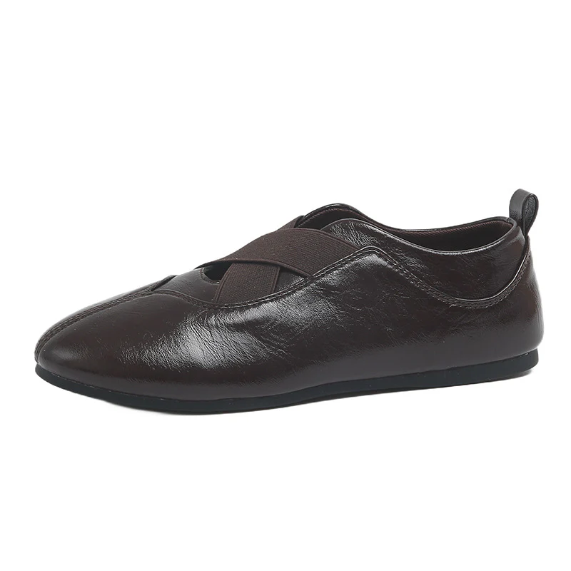 Damen elegante und bequeme Ballerinas mit raffinierter Gummizug-Ästhetik Heidi Mode - Image 9