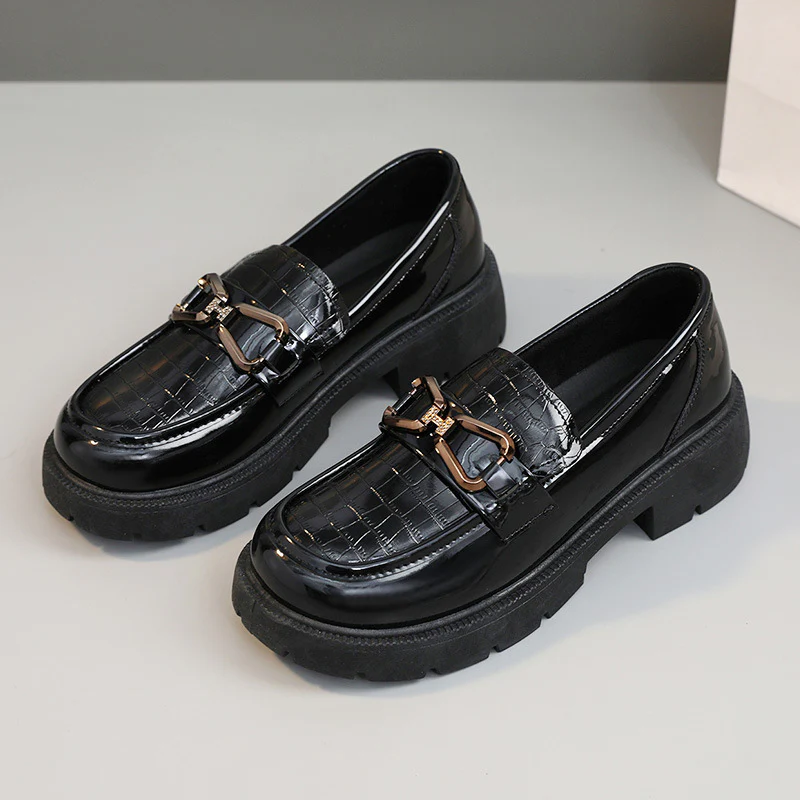 Damen Elegante und bequeme Loafer mit modischem Schnallen-Design Heidi Mode - Image 2