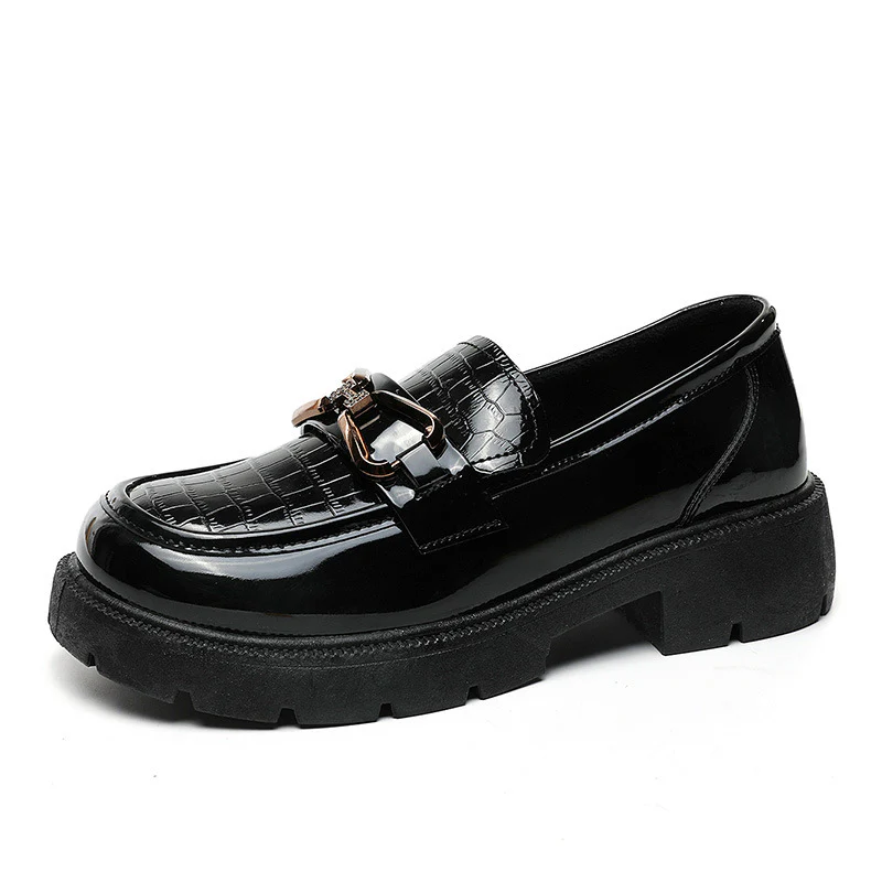 Damen Elegante und bequeme Loafer mit modischem Schnallen-Design Heidi Mode - Image 5