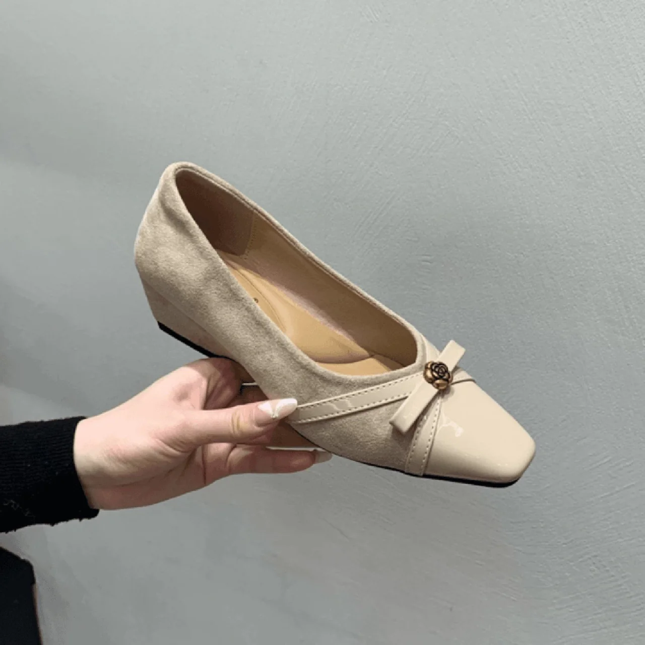 Damen Elegante und bequeme Pumps mit schickem Schleifenakzent und komfortablem Blockabsatz Heidi Mode - Image 6