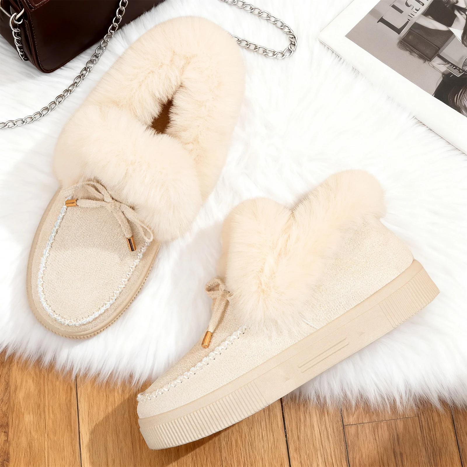 Damen Elegante und bequeme Sneaker mit kuscheligem Innenfutter Heidi Mode - Image 3