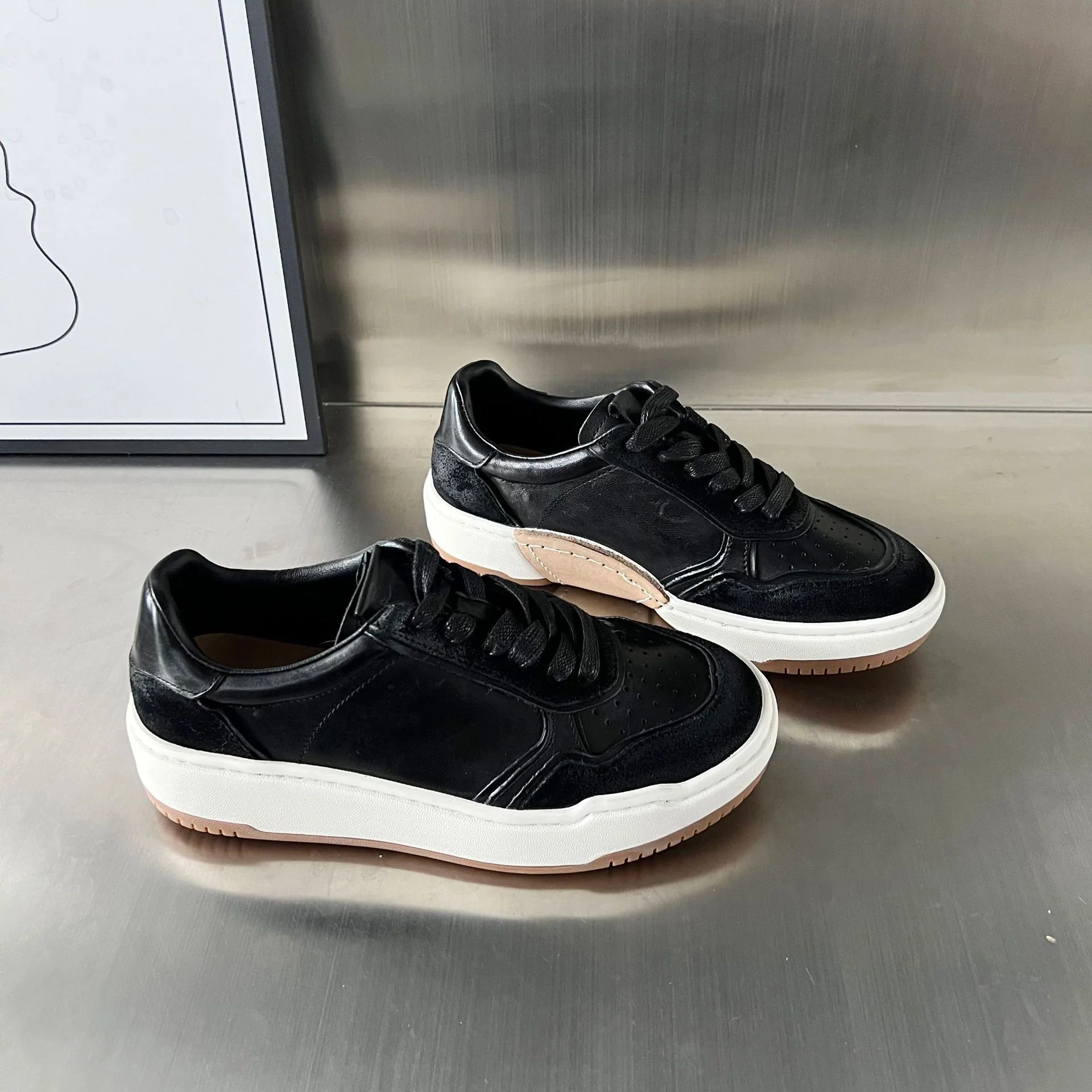 Damen Elegante und bequeme Sneakers aus hochwertigem Leder Heidi Mode - Image 5