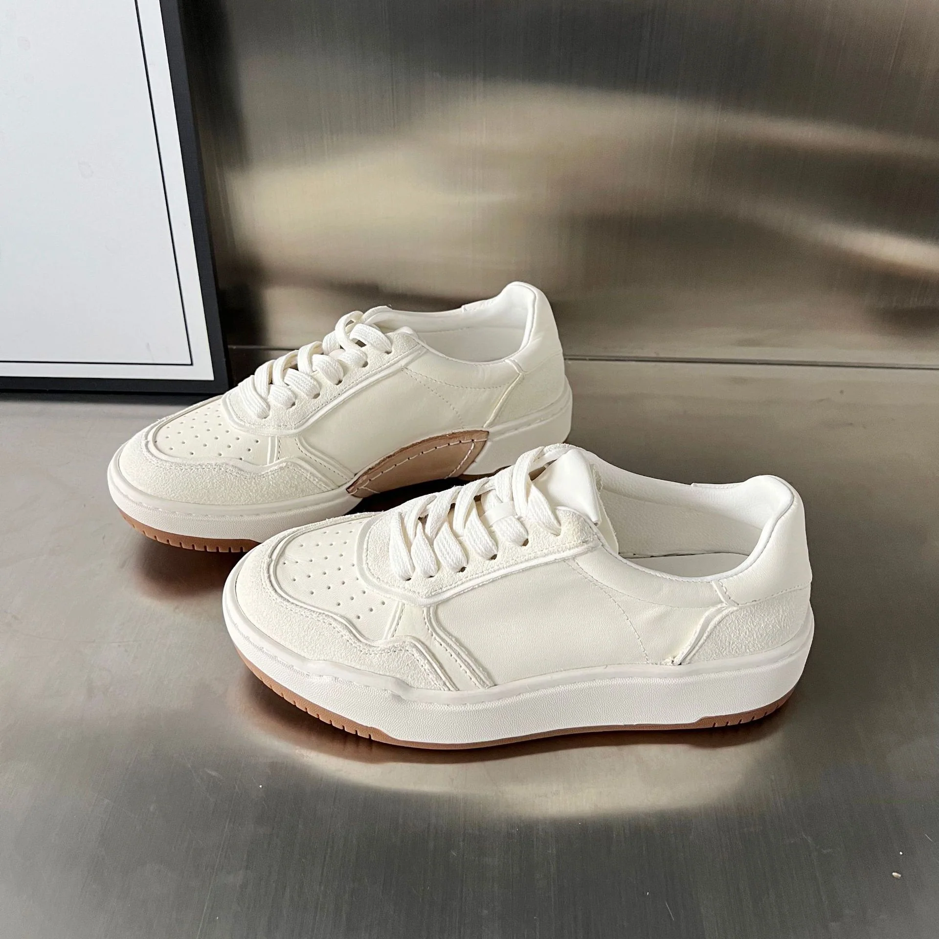 Damen Elegante und bequeme Sneakers aus hochwertigem Leder Heidi Mode - Image 7