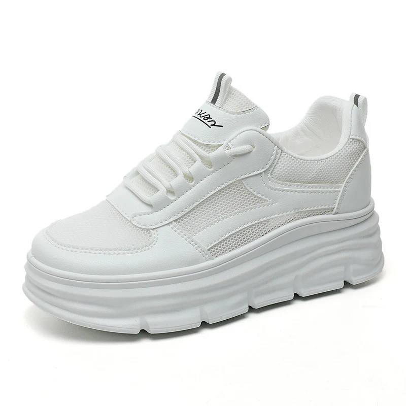 Damen elegante und bequeme Sneakers mit erhöhter Laufsohle Heidi Mode - Image 5