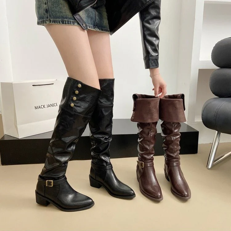 Damen elegante und bequeme Stiefel Heidi Mode - Image 2