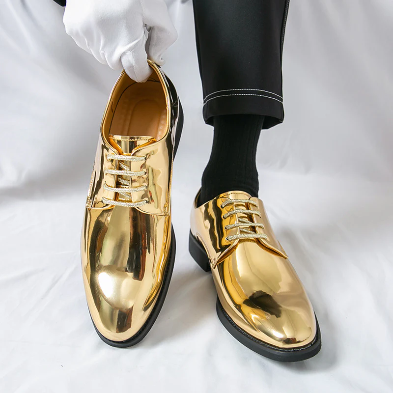 Damen Elegante und glänzende Schnürschuhe Heidi Mode - Image 4