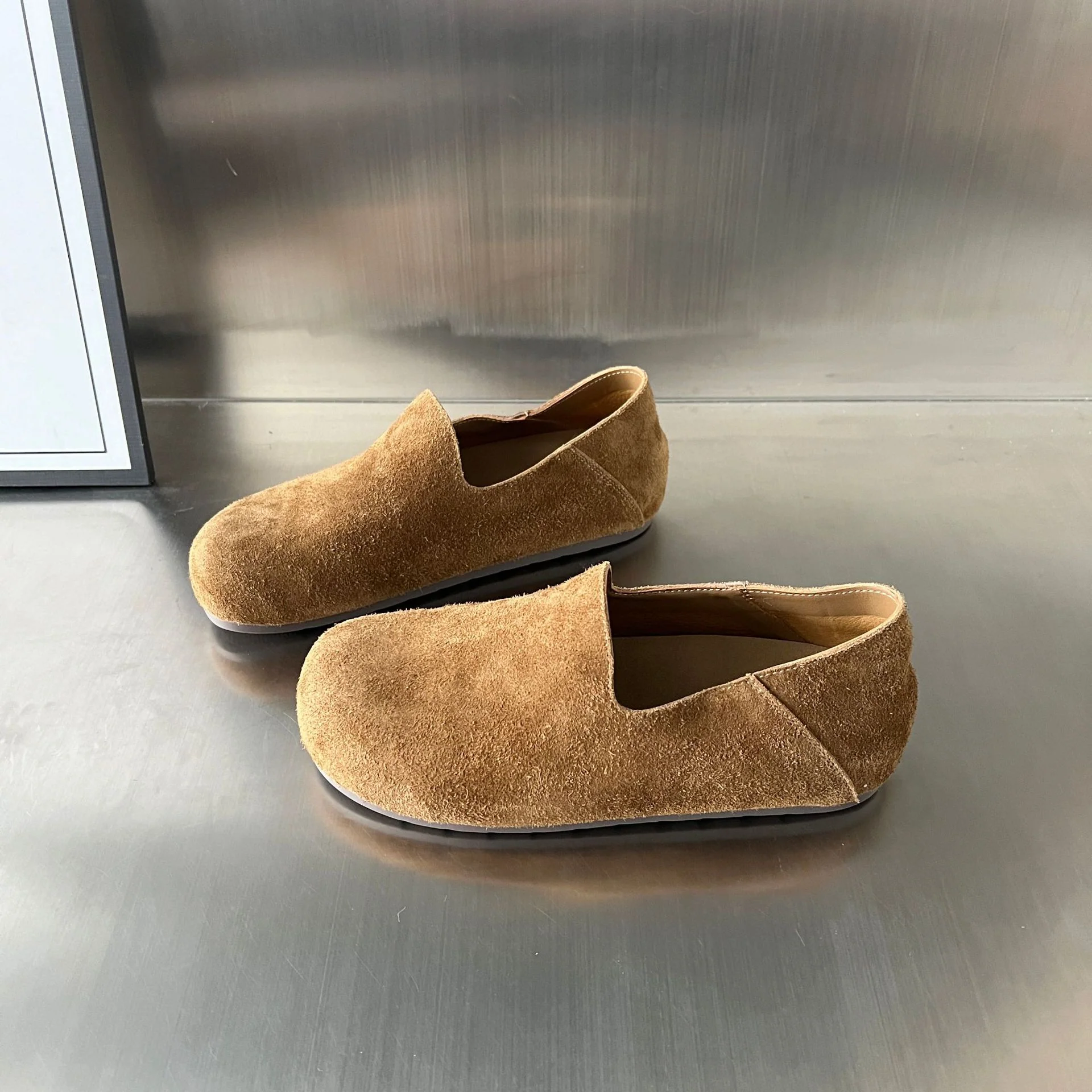 Damen Elegante und komfortable Mokassins aus hochwertigem Wildleder Heidi Mode - Image 8