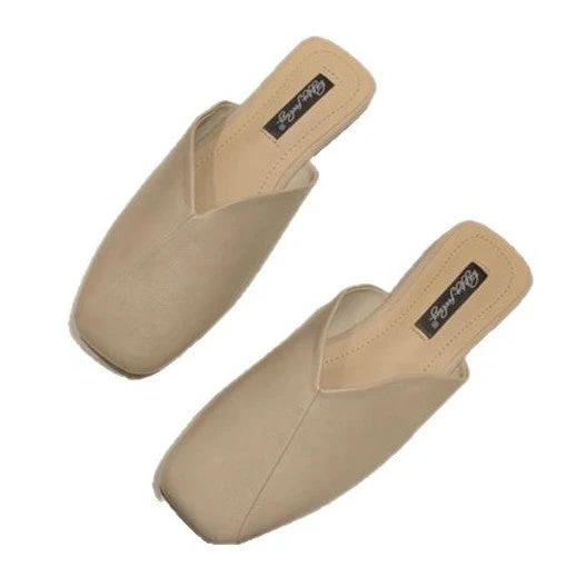Damen Elegante und Moderne Mules mit Ausgefallenem Überkreuz-Design Heidi-Mode - Image 5