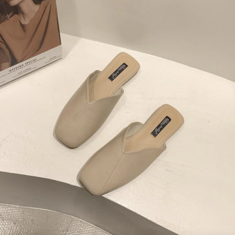 Damen Elegante und Moderne Mules mit Ausgefallenem Überkreuz-Design Heidi-Mode - Image 8