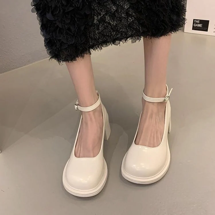 Damen Elegante und modische Plateau-Pumps mit verstellbarem Riemen Heidi Mode - Image 3