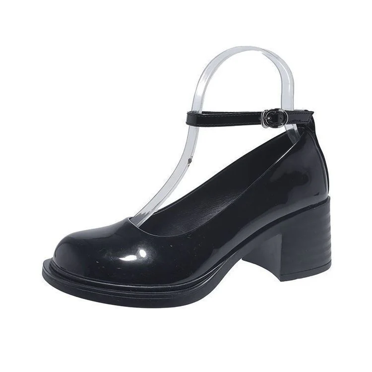 Damen Elegante und modische Plateau-Pumps mit verstellbarem Riemen Heidi Mode - Image 5