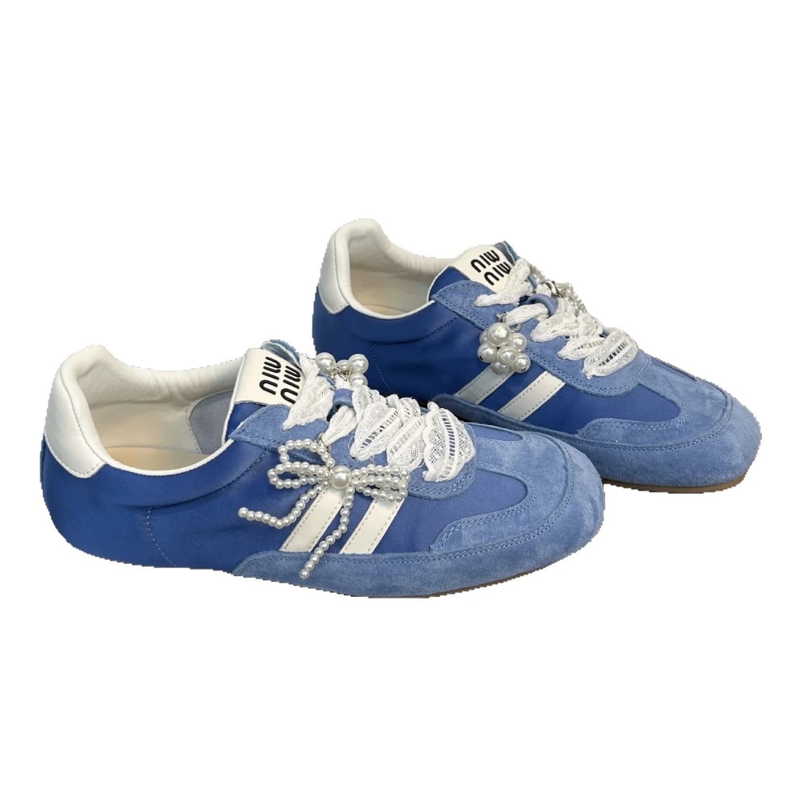 Damen elegante und modische Sneakers mit dekorativen Perlenapplikationen Heidi Mode - Image 5