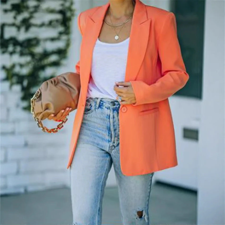 Damen Eleganter Oversized Blazer mit Strukturiertem Schnitt und Lässigen Details Heidi-Mode - Image 3