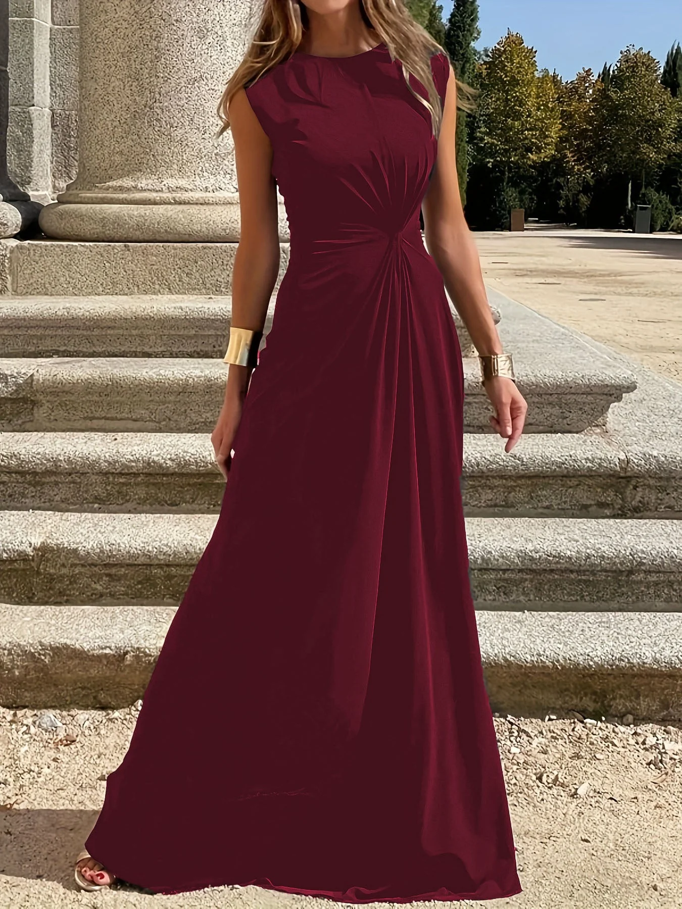 Damen Elegantes Abendkleid mit Schickem Faltenwurf und Figurbetontem Schnitt Heidi-Mode - Image 6