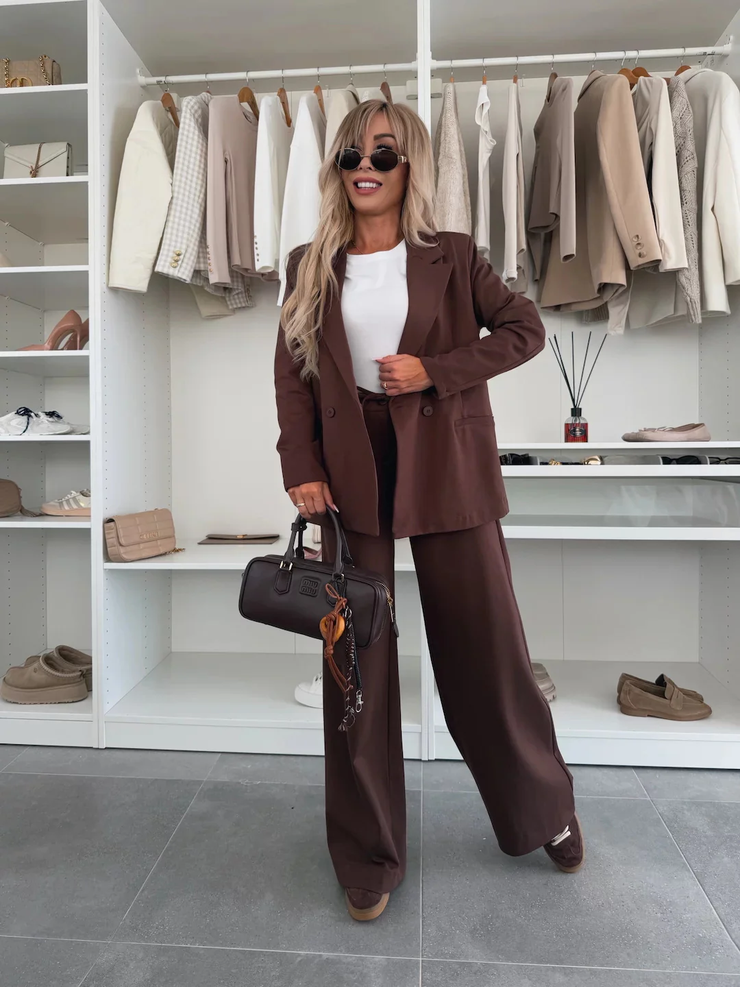 Damen Elegantes Blazer-Set mit weitem Schnitt und schickem Hosen Heidi-Mode - Image 6